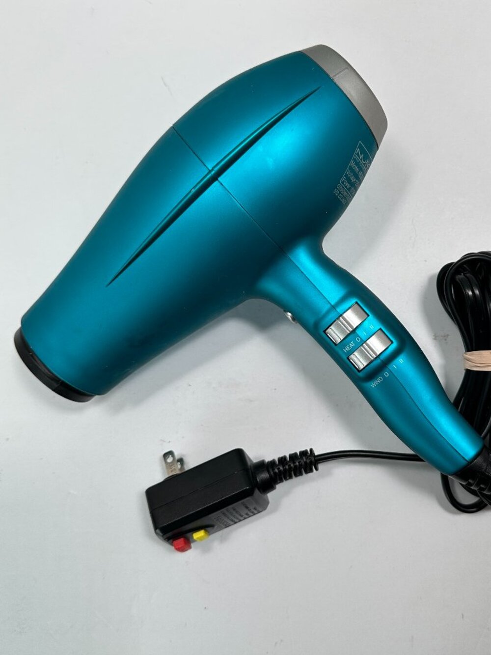 NuMe Bold Hair Dryer Teal Blue Professional Salon Blow Dryer Tested Working